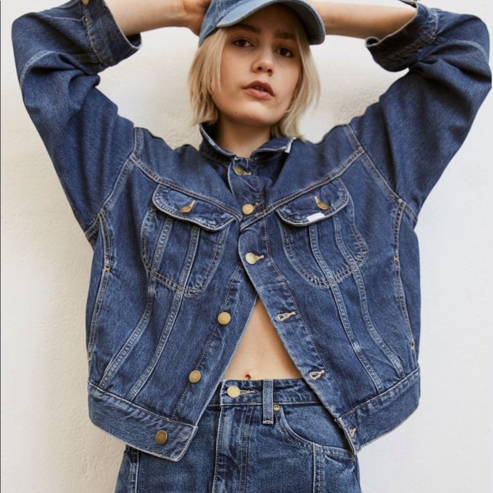 NWT H&M x Lee Soft Lyocell Mix Denim Jacket